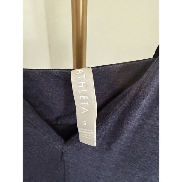 Athleta Santorini support dress Heather Navy built in bra top dress Size Small - Picture 4 of 5